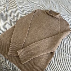 Cashmere rolled neck sweater